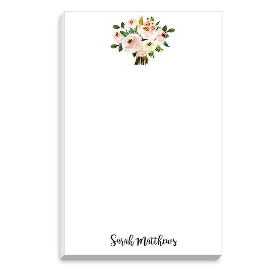 Pink Bouquet Notepad